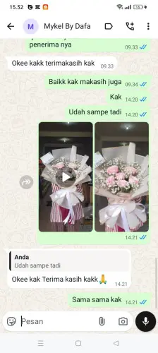 Testimonial Buket Bunga kadulimus