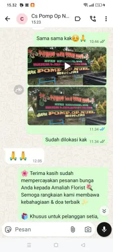 Testimonial Papan Bunga kadulimus
