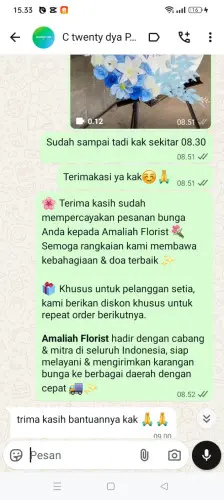Testimonial Standing Flower kadulimus