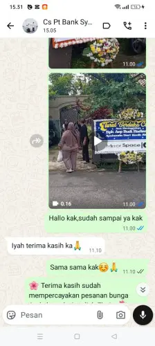Testimonial Papan Bunga kadulimus