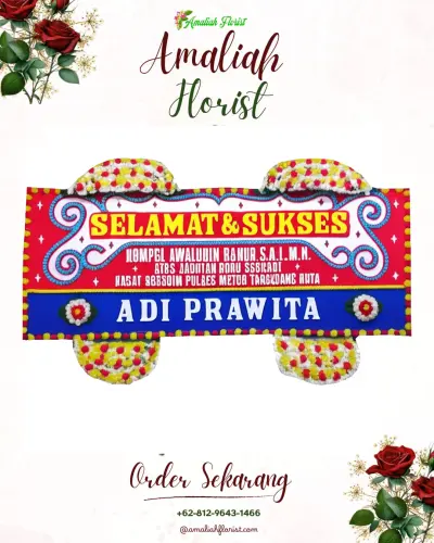 Karangan Bunga Ucapan Selamat kadulimus